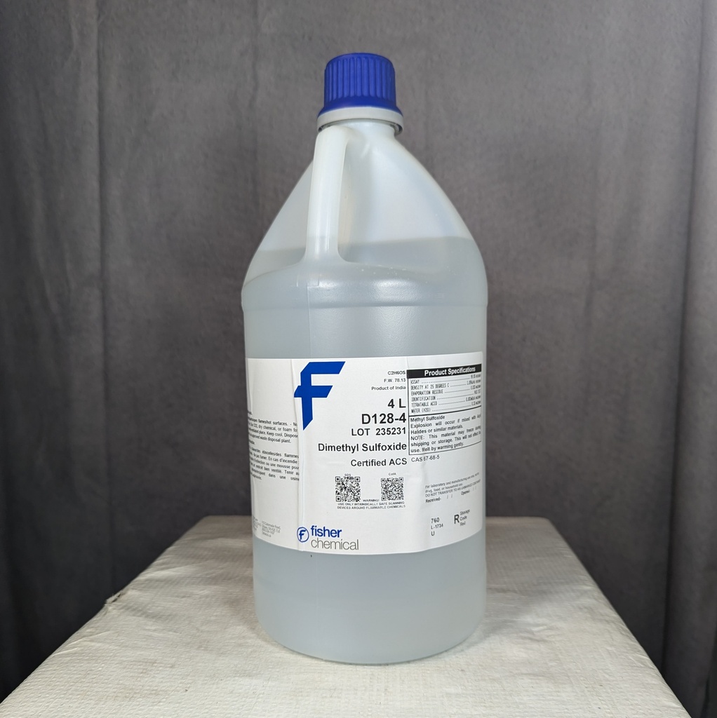DIMETHYL SULFOXIDE, 4L ACS