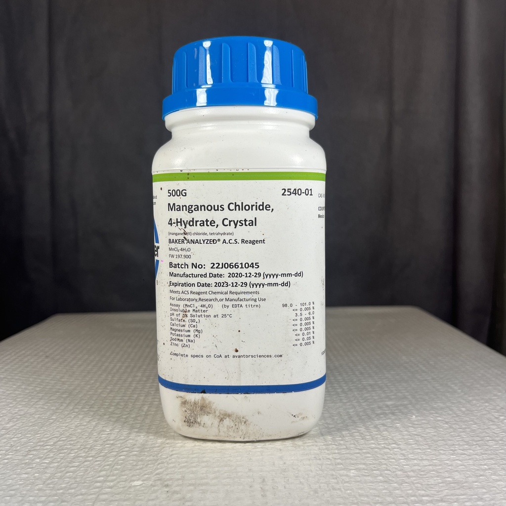MANGANOUS CHLORIDE, 500 GM REA