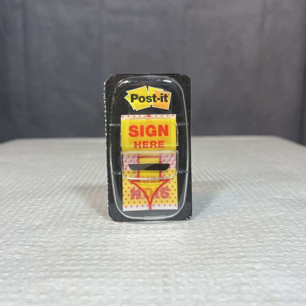 PAD, POST IT FLAG SIGN HERE 2P