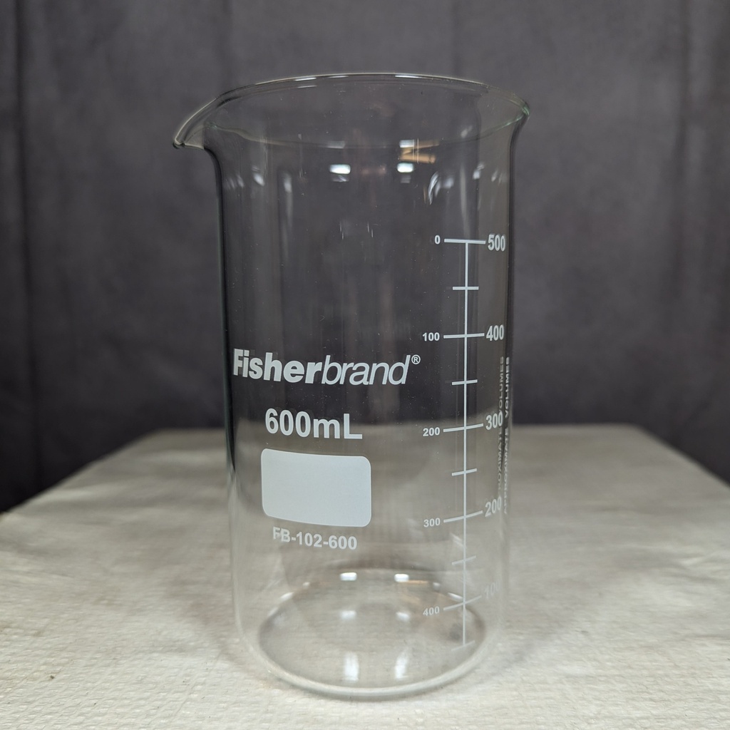 BEAKER, GRIFFIN 600 ML GLASS 
